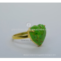 Designer Green Turquoise Gemstone Indian Silver Ring For Christmas In Wholesale Price